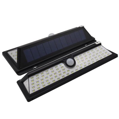 IP65 Outdoor Solar LED Wall Lights sensor Three Side Luminous Wide Irradiation