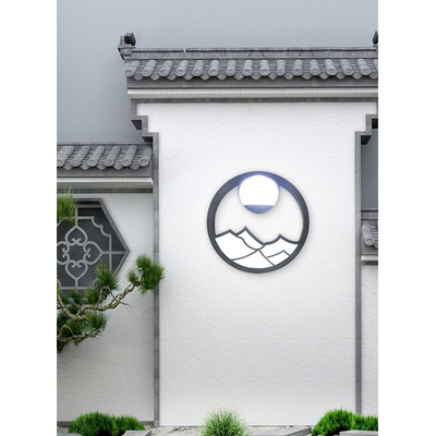 10W Lotus Shaped Galvanized Sheet Wall Lamp